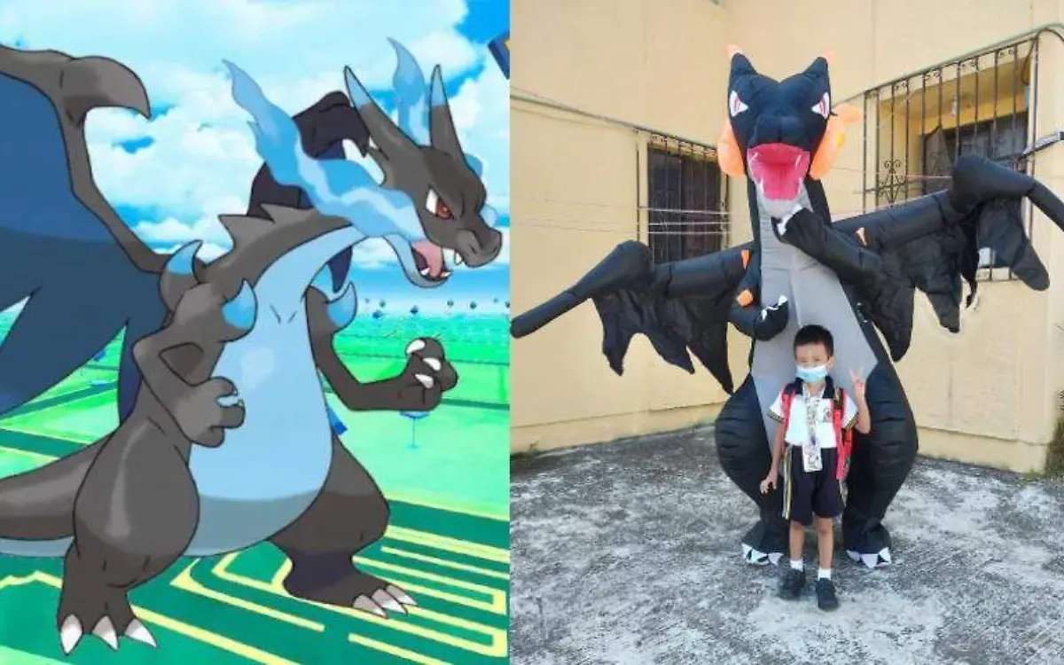 Un niño de Ciudad Madero fue sorprendido por Charizard, un pokemon tipo fuego, en su escuela Pokemon.com y Leticia Gutiérrez